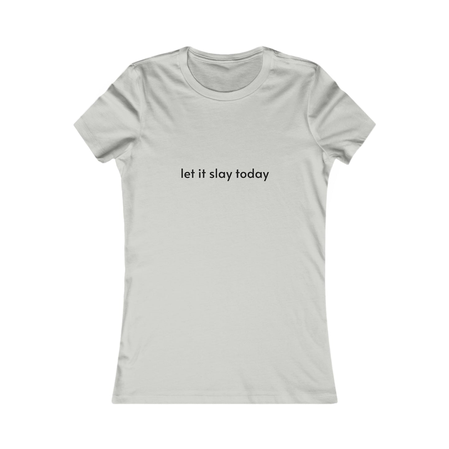 “let it slay today” baby tee